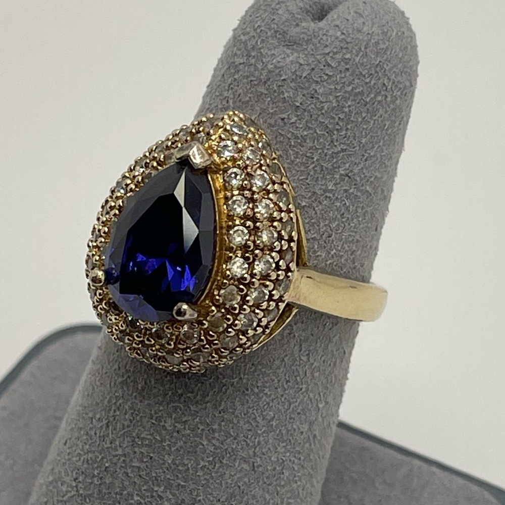 Ross Simons 925 Sterling Silver and Cubic Zirconia Ring Size 8 - Picture 10 of 13